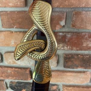 Drop waist boho hook belt -